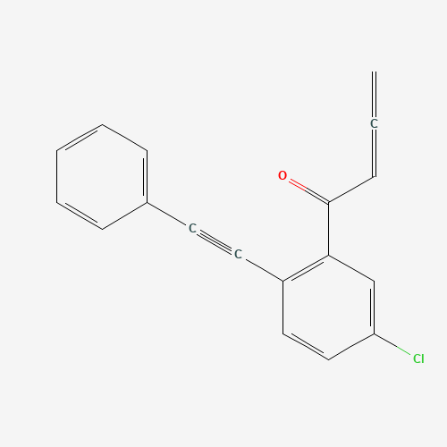 1-(5-Chloro-2-(phenylethynyl)phenyl)buta-2,3-dien-1-one