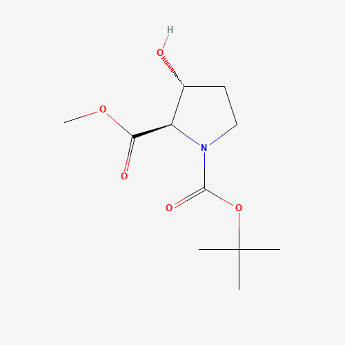 1-tert-Butyl 2-methyl (2R,3R)-3-hydroxypyrrolidine-1,2-dicarboxylate