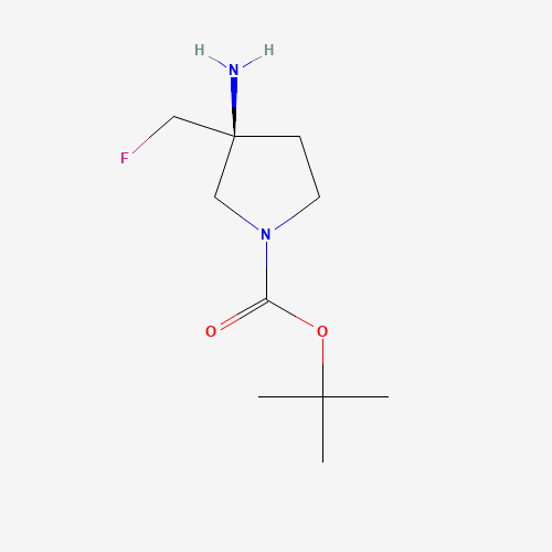 tert-Butyl (3S)-3-amino-3-(fluoromethyl)pyrrolidine-1-carboxylate