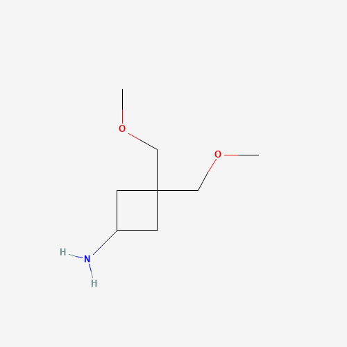 3,3-Bis(methoxymethyl)cyclobutan-1-amine
