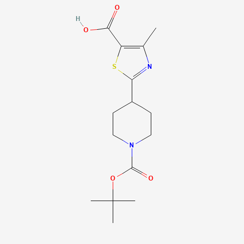 2-(1-(tert-Butoxycarbonyl)piperidin-4-yl)-4-methylthiazole-5-carboxylic acid