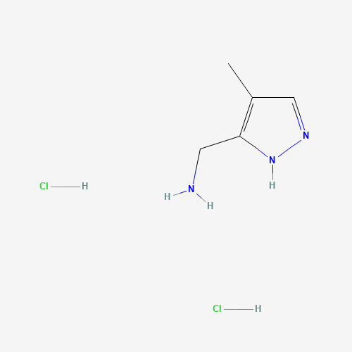 (4-Methyl-1H-pyrazol-3-yl)methanamine dihydrochloride