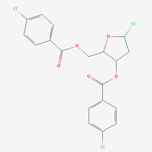 (2R,3S,5R)-5-Chloro-2-(((4-chlorobenzoyl)oxy)methyl)tetrahydrofuran-3-yl 4-chlorobenzoate