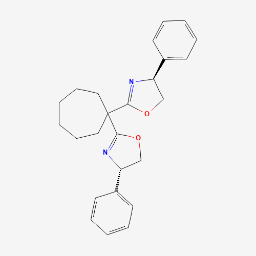 (4S,4'S)-2,2'-(Cycloheptane-1,1-diyl)bis(4-phenyl-4,5-dihydrooxazole)