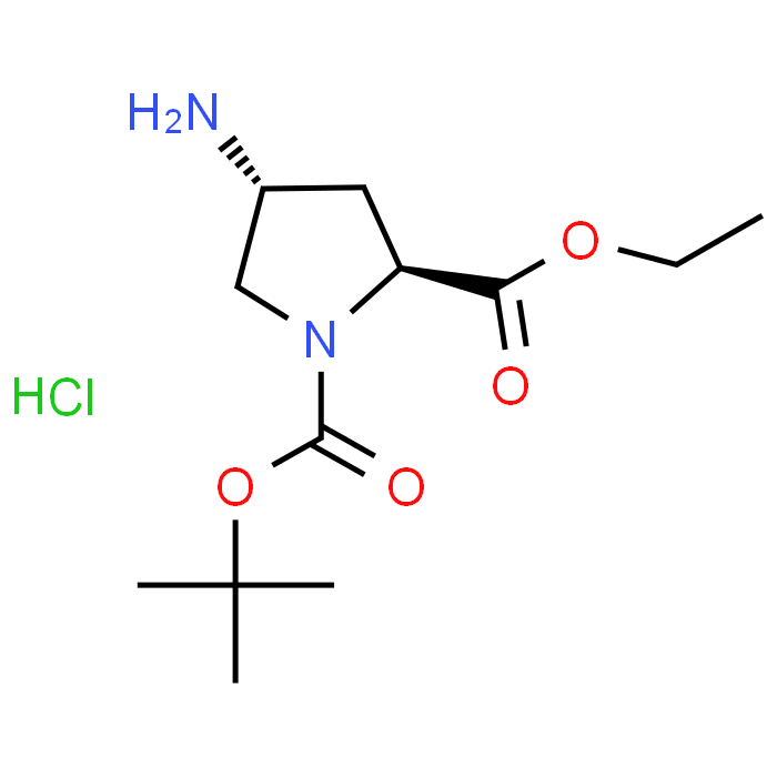 (2S,4R)-1-tert-Butyl 2-ethyl 4-aminopyrrolidine-1,2-dicarboxylate hydrochloride