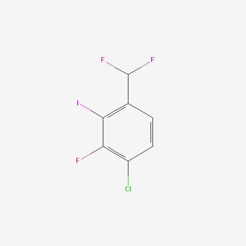 1-Chloro-4-(difluoromethyl)-2-fluoro-3-iodobenzene