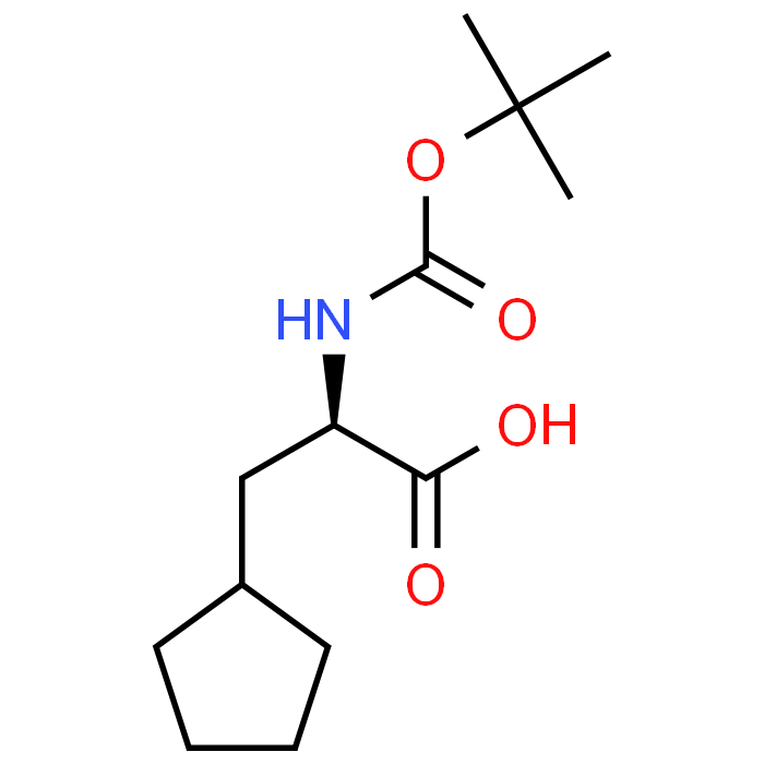 (R)-2-((tert-Butoxycarbonyl)amino)-3-cyclopentylpropanoic acid