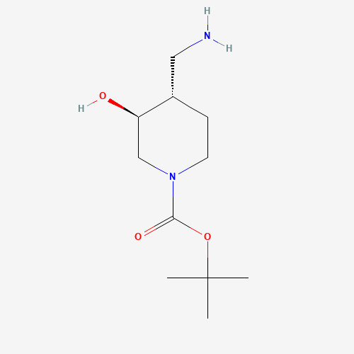 (3R,4R)-rel-tert-Butyl 4-(aminomethyl)-3-hydroxypiperidine-1-carboxylate