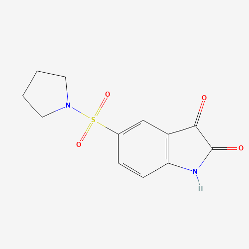 5-(Pyrrolidin-1-ylsulfonyl)indoline-2,3-dione