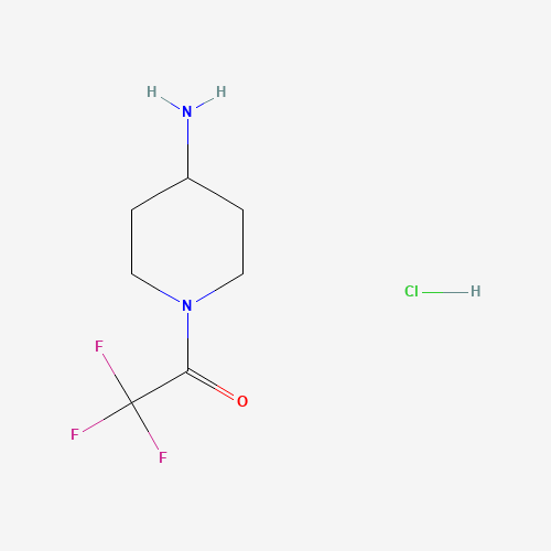 1-(4-Aminopiperidin-1-yl)-2,2,2-trifluoroethan-1-one hydrochloride