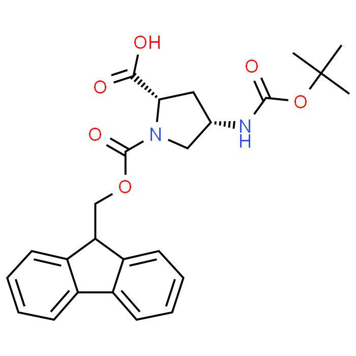 Boc-(2S,4S)-4-amino-1-Fmoc-pyrrolidine-2-carboxylic Acid