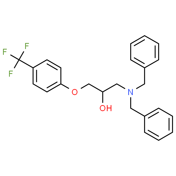 1-(Dibenzylamino)-3-(4-(trifluoromethyl)phenoxy)propan-2-ol