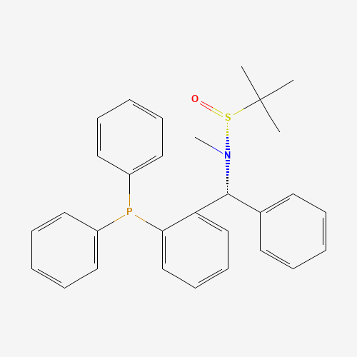 (R)-N-((R)-(2-(Diphenylphosphino)phenyl)(phenyl)methyl)-N,2-dimethylpropane-2-sulfinamide