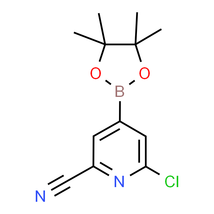 6-Chloro-4-(4,4,5,5-tetramethyl-1,3,2-dioxaborolan-2-yl)picolinonitrile