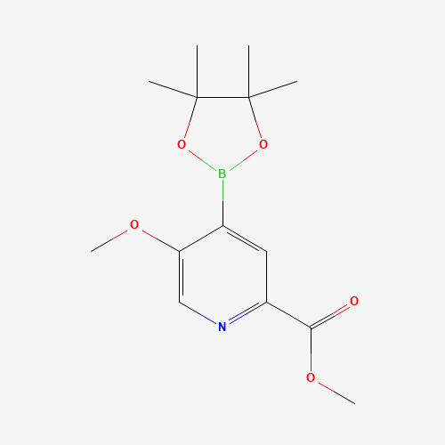 Methyl 5-methoxy-4-(4,4,5,5-tetramethyl-1,3,2-dioxaborolan-2-yl)picolinate