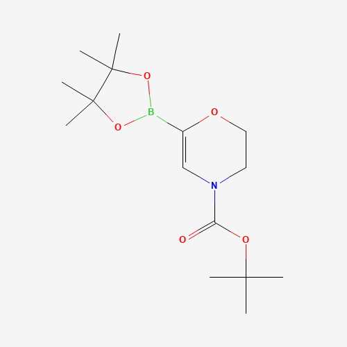 tert-Butyl 6-(4,4,5,5-tetramethyl-1,3,2-dioxaborolan-2-yl)-2H-1,4-oxazine-4(3H)-carboxylate