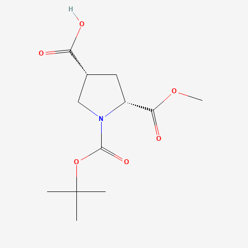 (3R,5R)-1-(tert-Butoxycarbonyl)-5-(methoxycarbonyl)pyrrolidine-3-carboxylic acid