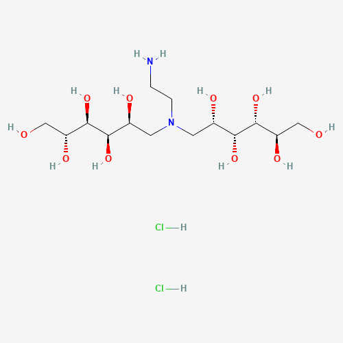 (2R,2'R,3R,3'R,4R,4'R,5S,5'S)-6,6'-((2-Aminoethyl)azanediyl)bis(hexane-1,2,3,4,5-pentaol) dihydrochloride