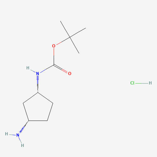 tert-Butyl ((1R,3S)-3-aminocyclopentyl)carbamate hydrochloride