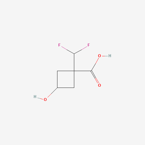1-(Difluoromethyl)-3-hydroxycyclobutane-1-carboxylic acid