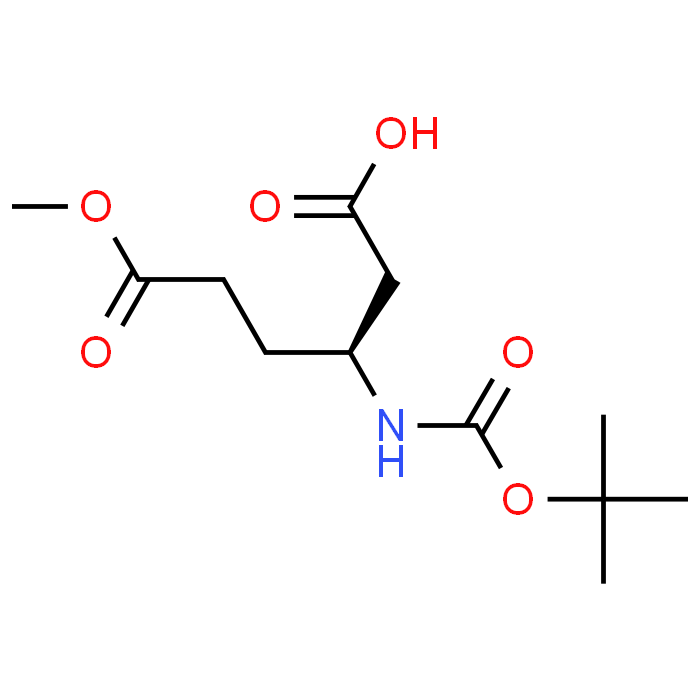(S)-3-((tert-Butoxycarbonyl)amino)-6-methoxy-6-oxohexanoic acid
