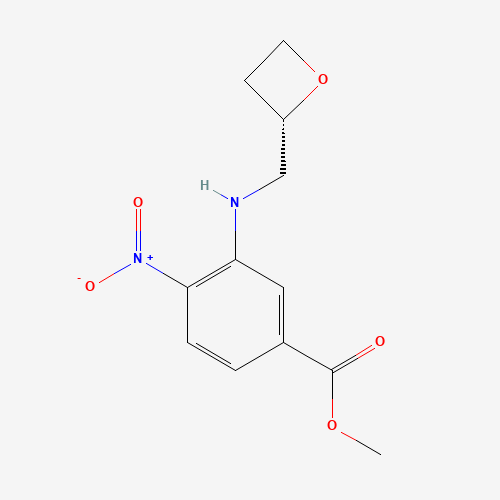Methyl (S)-4-nitro-3-((oxetan-2-ylmethyl)amino)benzoate