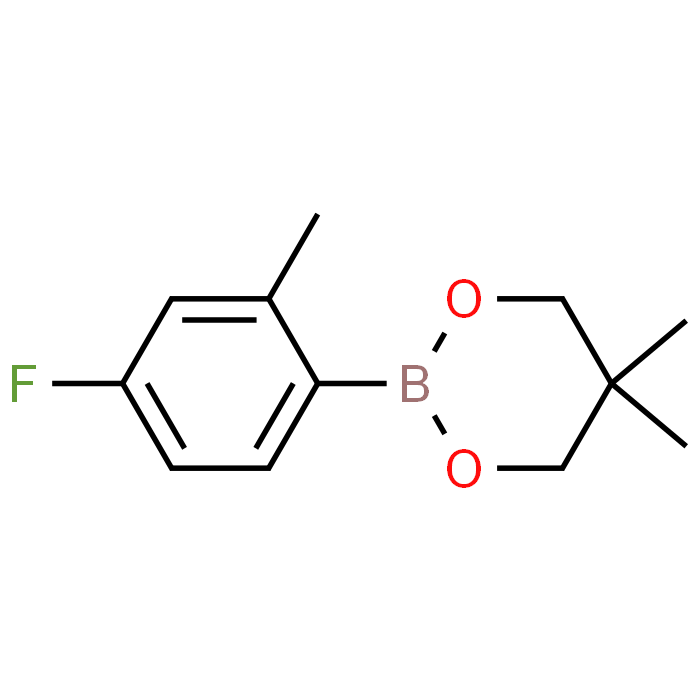 2-(4-Fluoro-2-methylphenyl)-5,5-dimethyl-1,3,2-dioxaborinane - Achmem