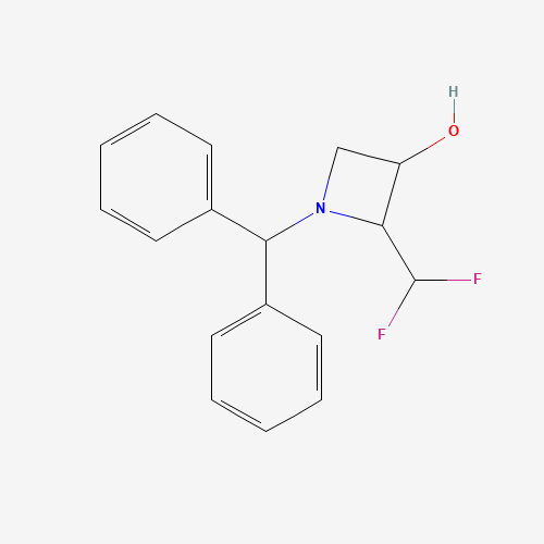2-(Difluoromethyl)-1-(diphenylmethyl)azetidin-3-ol