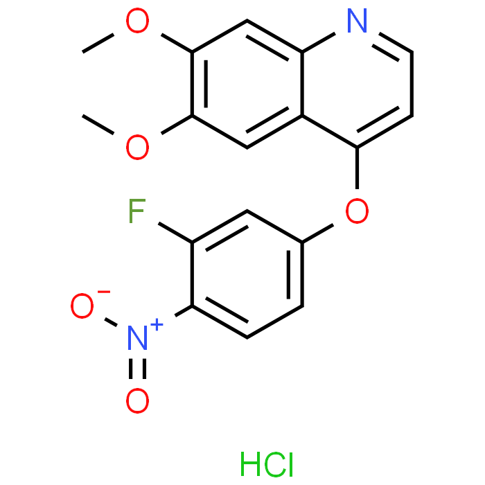 4-(3-Fluoro-4-nitrophenoxy)-6,7-dimethoxyquinoline hydrochloride