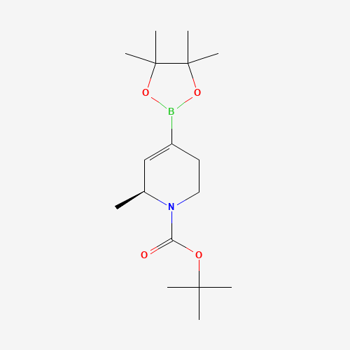 tert-Butyl (S)-6-methyl-4-(4,4,5,5-tetramethyl-1,3,2-dioxaborolan-2-yl)-3,6-dihydropyridine-1(2H)-carboxylate