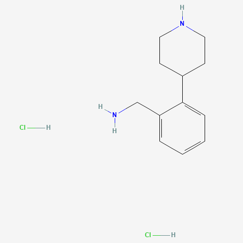 (2-(Piperidin-4-yl)phenyl)methanamine dihydrochloride