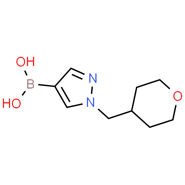 (1-((Tetrahydro-2H-pyran-4-yl)methyl)-1H-pyrazol-4-yl)boronic acid