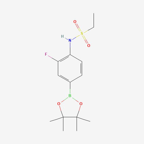N-(2-Fluoro-4-(4,4,5,5-tetramethyl-1,3,2-dioxaborolan-2-yl)phenyl)ethanesulfonamide