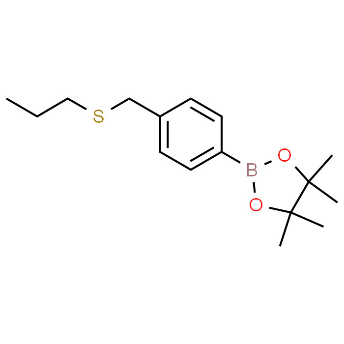 4,4,5,5-Tetramethyl-2-(4-((propylthio)methyl)phenyl)-1,3,2-dioxaborolane