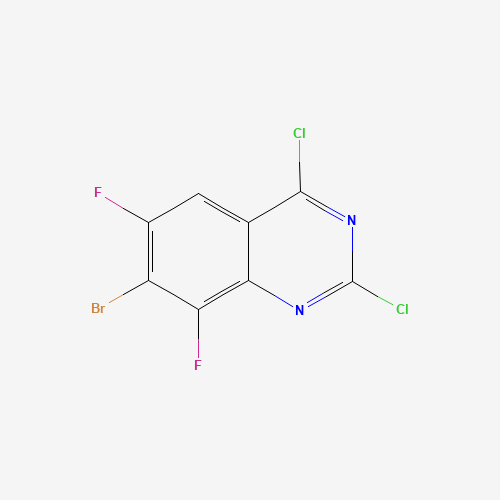 7-Bromo-2,4-dichloro-6,8-difluoroquinazoline