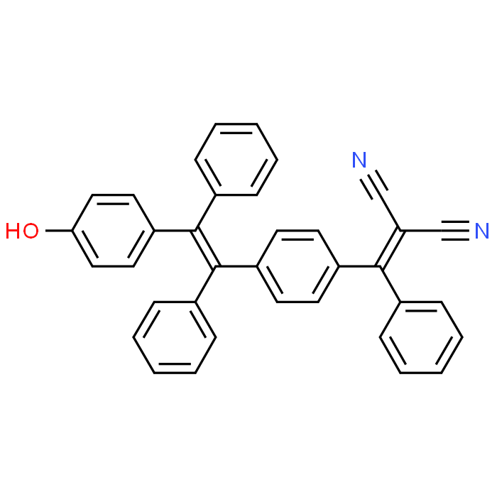 2-((4-(2-(4-Hydroxyphenyl)-1,2-diphenylvinyl)phenyl)(phenyl)methylene)malononitrile