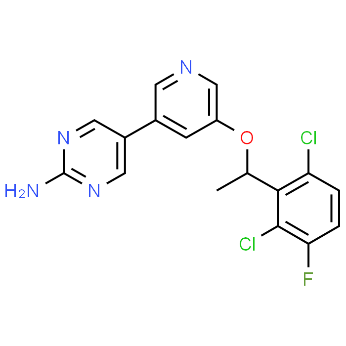 (R)-5-(5-(1-(2,6-Dichloro-3-fluorophenyl)ethoxy)pyridin-3-yl)pyrimidin-2-amine