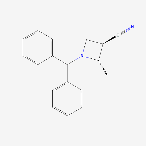 (2S,3R)-1-Benzhydryl-2-methylazetidine-3-carbonitrile