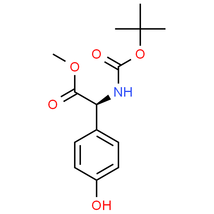 (S)-Methyl 2-((tert-butoxycarbonyl)amino)-2-(4-hydroxyphenyl)acetate
