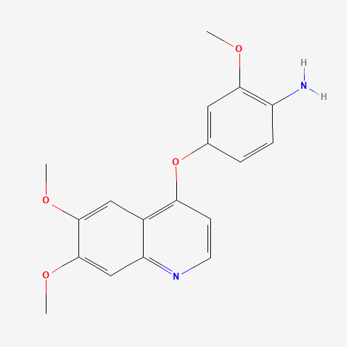 4-((6,7-Dimethoxyquinolin-4-yl)oxy)-2-methoxyaniline