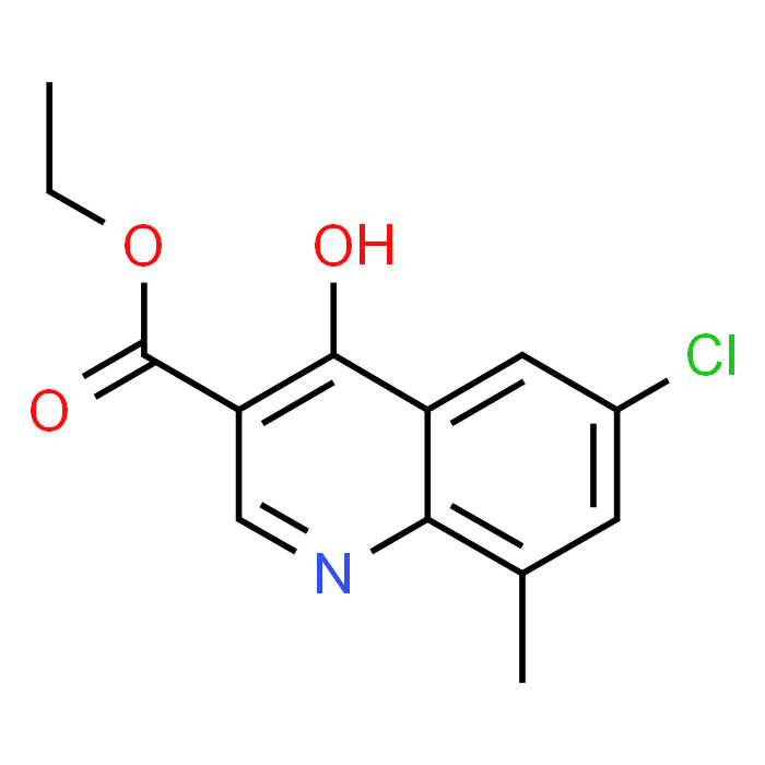 Ethyl 6-chloro-4-hydroxy-8-methylquinoline-3-carboxylate