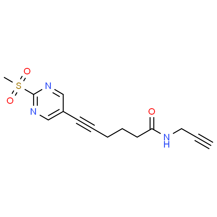 6-(2-(Methylsulfonyl)pyrimidin-5-yl)-N-(prop-2-yn-1-yl)hex-5-ynamide