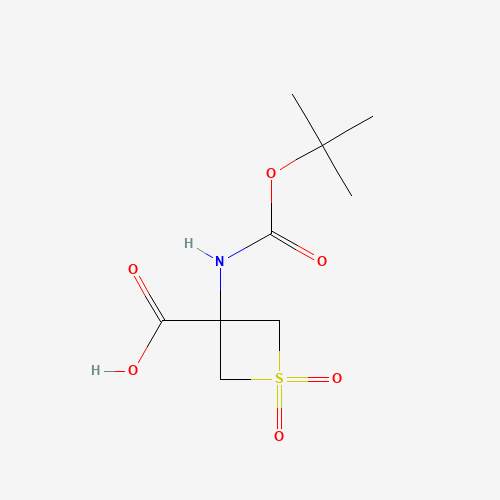 3-((tert-Butoxycarbonyl)amino)thietane-3-carboxylic acid 1,1-dioxide