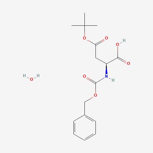 (S)-2-(((Benzyloxy)carbonyl)amino)-4-(tert-butoxy)-4-oxobutanoic acid hydrate