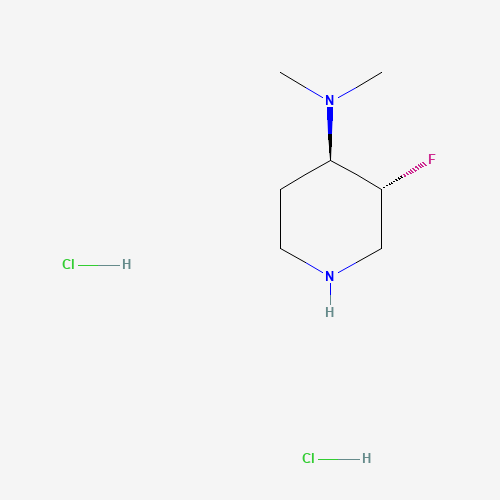 (3R,4R)-3-Fluoro-N,N-dimethylpiperidin-4-amine dihydrochloride