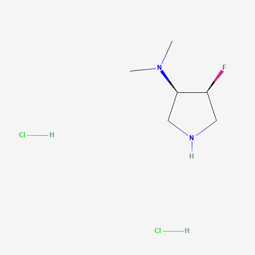 (3R,4S)-4-Fluoro-N,N-dimethylpyrrolidin-3-amine dihydrochloride