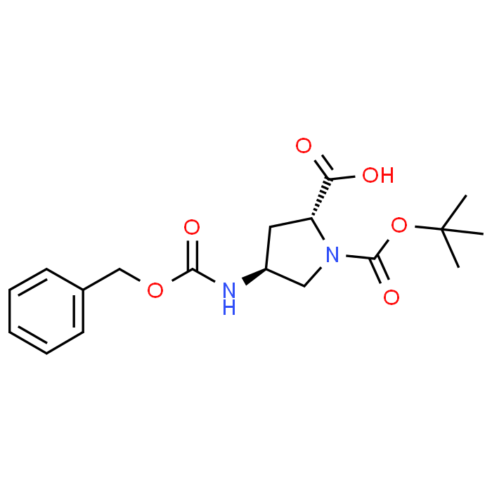 (2R,4S)-4-(((Benzyloxy)carbonyl)amino)-1-(tert-butoxycarbonyl)pyrrolidine-2-carboxylic acid