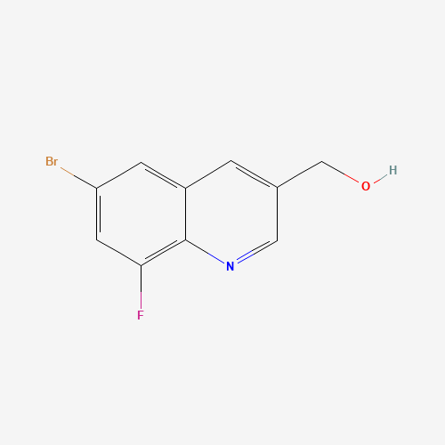 (6-Bromo-8-fluoroquinolin-3-yl)methanol