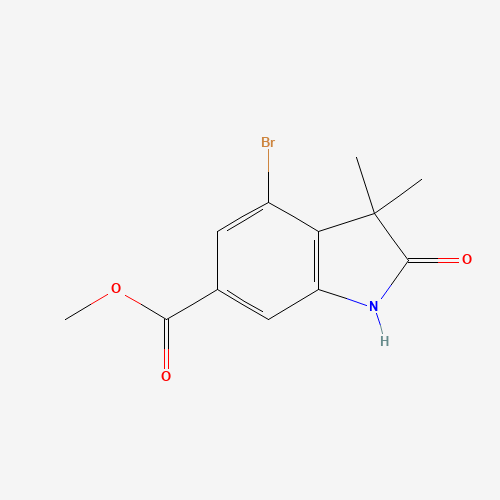 Methyl 4-bromo-3,3-dimethyl-2-oxoindoline-6-carboxylate