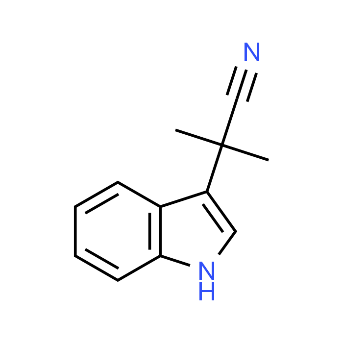 2-(1H-Indol-3-yl)-2-methylpropanenitrile